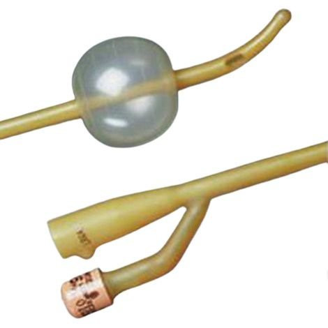Bard Rochester - Bardex Lubricath - 0100L22 - Foley Catheter 2-Way Carson Model Tip 30cc Balloon 22 Fr Hydrophilic Polymer Coated Latex 
