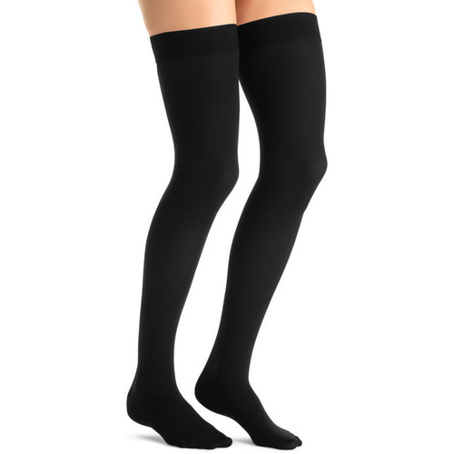 Bsn Medical - Jobst Opaque - 115145 - Stocking, Thigh High Clsd Toe Blk Med