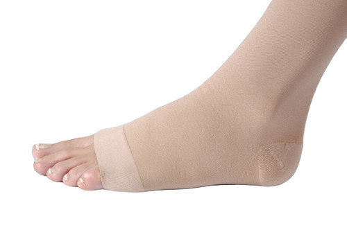 Bsn Medical - Jobst Relief - 7865086 - Sock, Comprsn Knee Sil Open Toe Blk Lg 20 - 30Mmhg