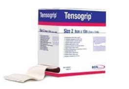 Bsn Medical - Tensogrip - 7582 - Elastic Tubular Support Bandage 3 Inch X 11 Yard Small Knee / Medium Anklle Pull On White Nonsterile Size D Standard Compression