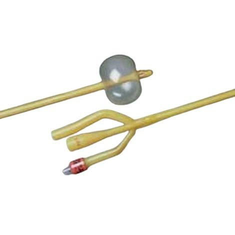 Bard Rochester - Bardex I.C. - 0119SI24 - Bardex Infection Control 3-Way Foley Catheter, Silver Hydrogel Coated, 24 Fr, 5 Cc Balloon Capacity 