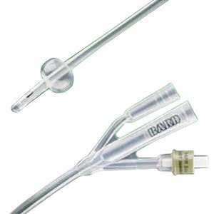 Bard Rochester - Lubri-Sil - 70524L - Foley Catheter 3 - Way Standard Tip 5 Cc Balloon 24 Fr Hydrogel Coated Silicone