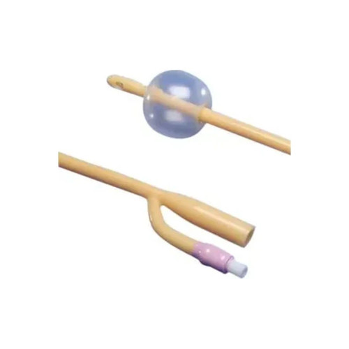 Cardinal Health - Dover - 402722 - Foley Catheter 2 - Way Standard Tip 5 Cc Balloon 22 Fr Silicone Elastomer Coated Latex