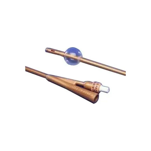 Cardinal Health - Dover - 605221Ic - 2 - Way Silver - Coated Silicone Foley Catheter With Phosphate Ion Technology 22 Fr 16" L, 5 Cc, Rounded Tip, Two Opposing Eyes, 100% Silicone, Latex - Free