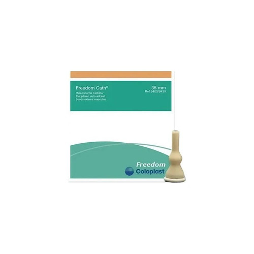 Coloplast - Freedom - 8400 - Cath Male External Catheter Self - Adhesive Seal Latex Large
