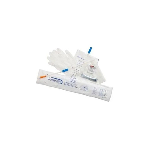 Convatec - Gentlecath - 509009 - Hydrophilic Urinary Catheter Male With Water Sachet And Insertion Kit Straight 8Fr 15.7"