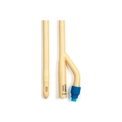 Dynarex - 4944 - Foley Catheter 2 - Way Standard Tip 5 Cc Balloon 24 Fr Silicone Coated Latex