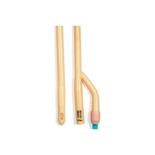 Dynarex - 4954 - Foley Catheter 2 - Way Standard Tip 30 Cc Balloon 14 Fr Silicone Coated Latex