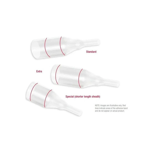 Hollister - Inview - 97429 - Special Male External Catheter, Self-Adhesive, Medium, 29 Mm, Purple