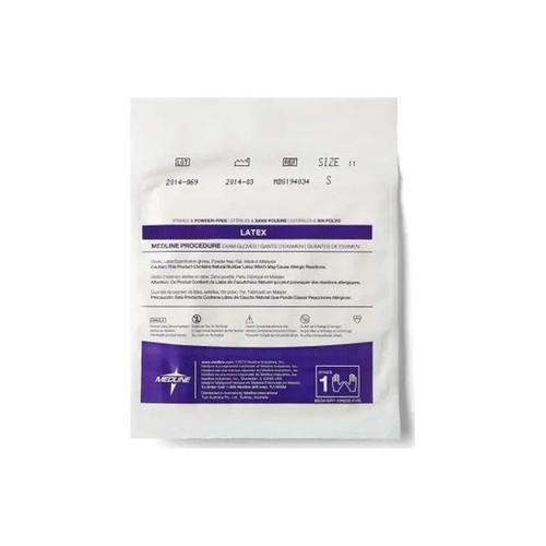Medline - Microderm - Mds194035 - Sterile Powder - Free Latex Exam Glove Pairs