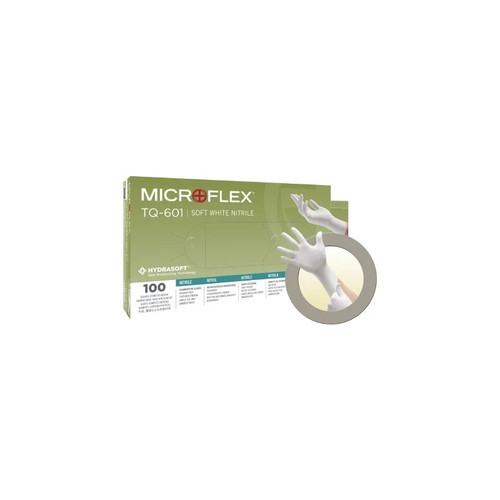 Microflex - Tq-601-M - Exam Gloves, Soft Pf Nitrile, Textured Fingertips, (For Sale In Us Only)