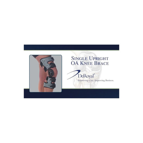 Deroyal - 14514300 - Knee Brace Tall Buckle Closure Left