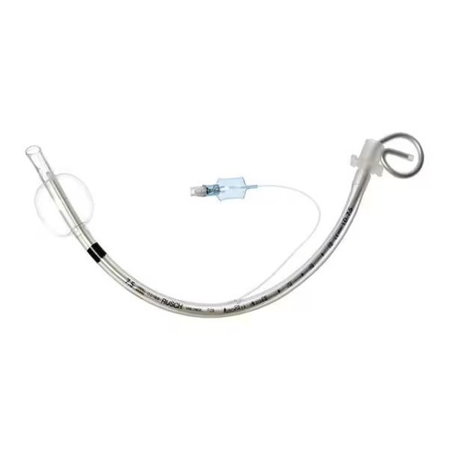 Teleflex - Flexi-set Safety Clear Plus - 504580 - Cuffed Endotracheal Tube 340 Mm Length Curved 8.0 Adult Murphy Eye 