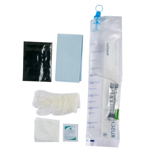 Teleflex - Mmg - 20096140 - H20 Intermittent Catheter Tray Closed System 14 Fr Without Balloon Hydrophilic Coated