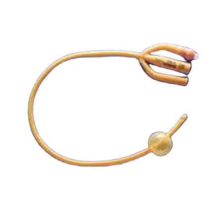 Teleflex - Rusch - 183430260 - Gold 3-Way Silicone-Coated Foley Catheter 26 Fr 30 Cc Color Coded Sterile 