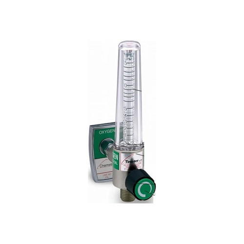 Allied - Timeter Sure Grip - 15003-03 - Oxygen Flowmeter Single 0 - 15 Lpm Diss Outlet Oxequip Adapter