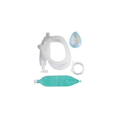 Ambu - Ultra Flex - 5903F-6121Z - Anesthesia Breathing Circuit Expandable Tube 90 Inch Dual Limb Adult 3 Liter Bag Single Patient Use