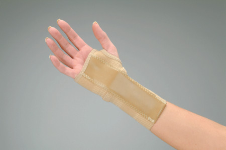 Deroyal - 5015-06 - Wrist Brace Cotton / Elastic Left Hand Beige Pediatric Size