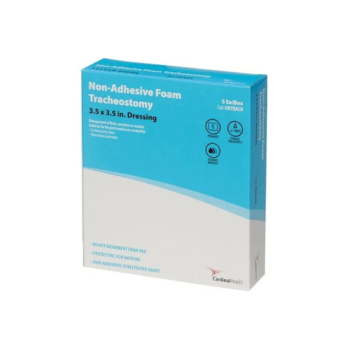 Cardinal Health - Fmtrach - 1/2 X Inch Without Border Film Backing Nonadhesive Sterile