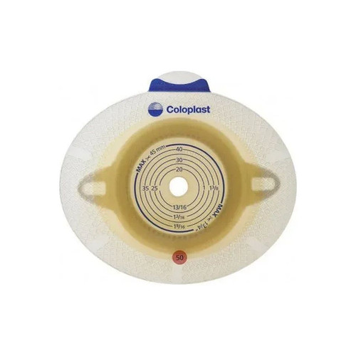 Coloplast - Sensura - 10011 - Click 2 - Piece Cut - To - Fit Flat Standard Wear Skin Barrier 3/8" - 1