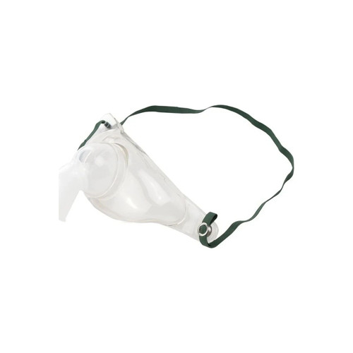 Dynarex - Resp-O2 - 34001 - Aerosol Mask Full Face Style Pediatric Adjustable Head Strap / Nose Clip