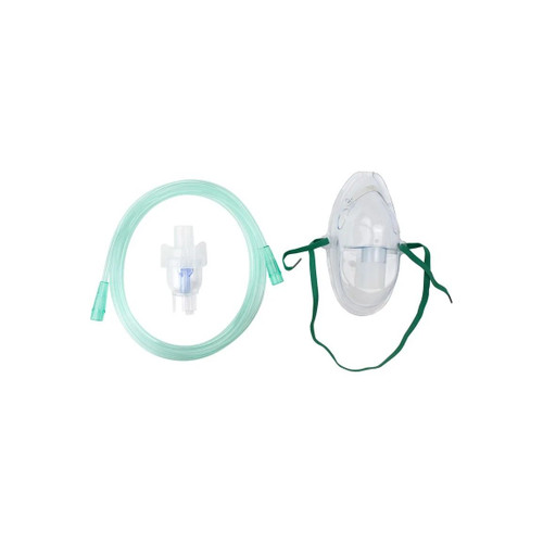 Dynarex - Resp-O2 - 34123 - Handheld Nebulizer Kit Small Volume Medication Cup Pediatric Aerosol Mask / Mouthpiece Delivery