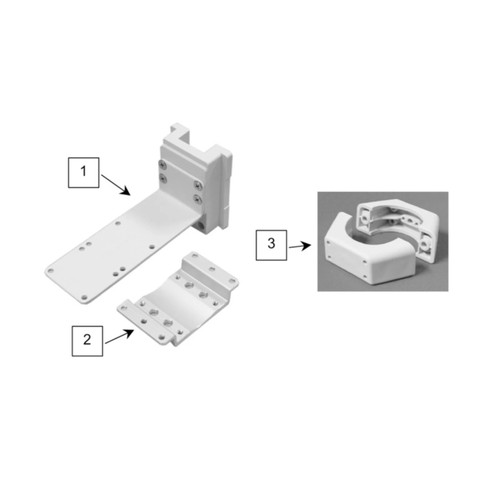 Ge Healthcare - 421358-009 - Pole / Wall Channel Mount 2 Inch For Dash X000, Dash/Eagle 1000 And Eagle 3/4000 Patient Monitors