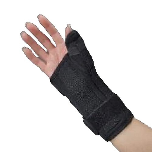 Deroyal - A125109 - Wrist / Thumb Splint Foam Left Hand Black 2X - Large