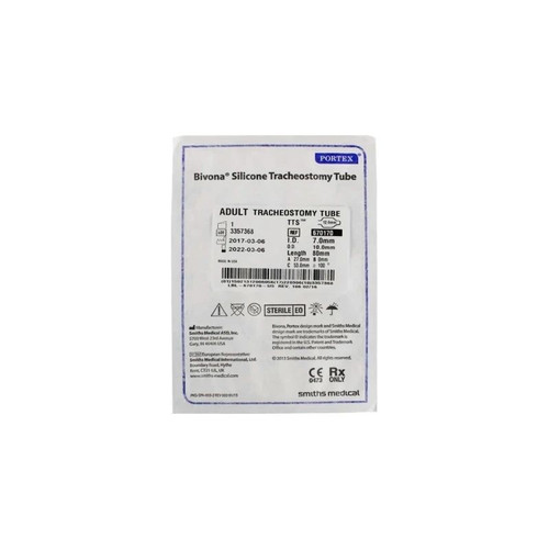 Icu Medical - Bivona - 670170 - Tts Cuffed Tracheostomy Tube Disposable Ic Size 7.0 Adult