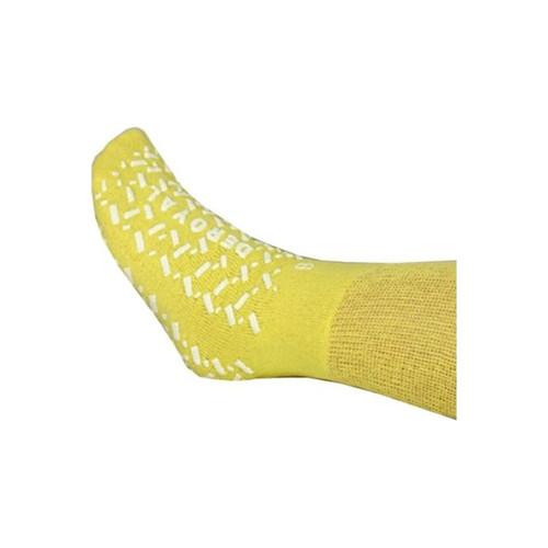 Deroyal - M3064-U - Fall Management Slipper Socks Large / X - Red Above The Ankle