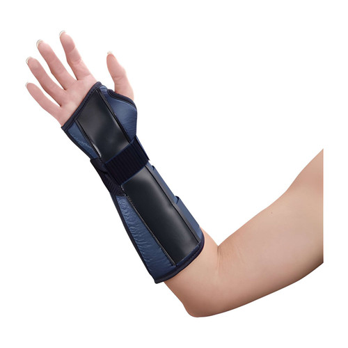 Deroyal - Tx9904-09 - Wrist / Forearm Brace Metal Tietex Left Hand Black Blue Large