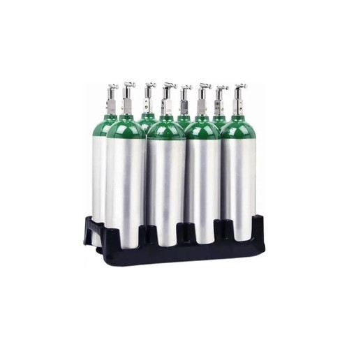 Responsive Respiratory - 150-0265 - 8 Cylinder D / E Rack, Heavy - Duty Composite Plast