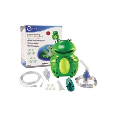 Roscoe Medical - Pneb-Frog-Kt - Pediatric Neb Comp, Frog, W/Reusable Kit