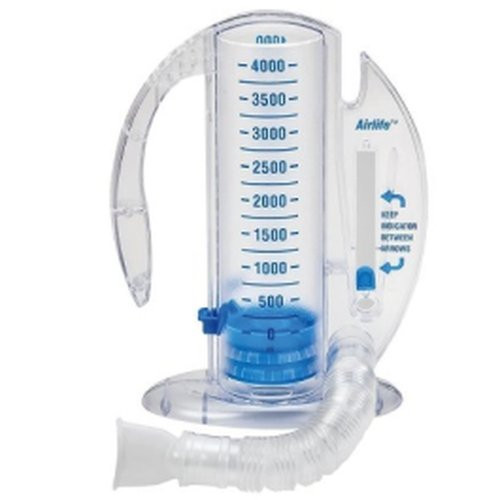 Salter Labs - Airlife - 001905A - Pediatric Volumetric Incentive Spirometer With One - Way Valve, 2500 Ml Capacity