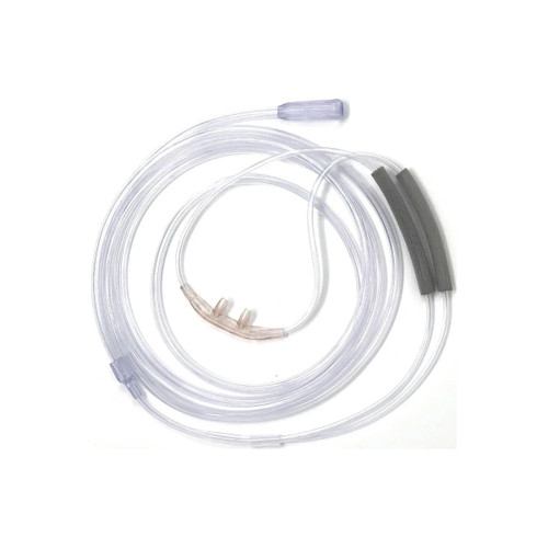 Salter Labs - Salter-Style - 1600-50-20 - Adult Cannula With 50' Supply Tube Clear, Lightweight, One - Piece, Eliminates Need For Flap, Maximum Patient Comfort, Over - The - Ear Style And 3 - Channel Safety Tubing.