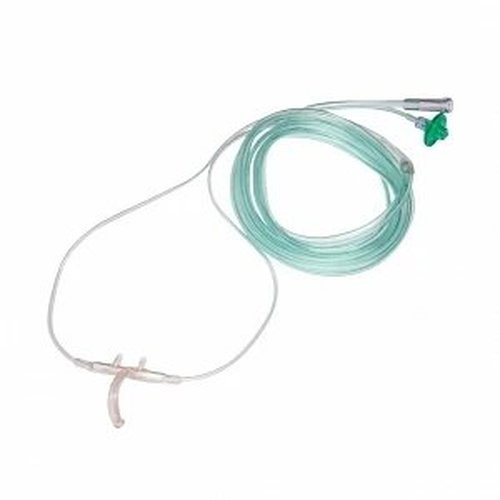 Sun Med - Salter-Style - 4797F-7-7-25 - 7 - 25 - Oral - Trac Etco2 / Nasal Sampling Cannula With O2 Delivery Oxygen Adult Curved Prong Nonflared Tip