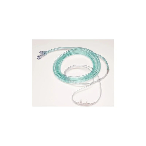 Sun Med - Salter-Style - 49Soft-F-7-7-25 - F - 7 - 25 - Etco2 Nasal Sampling Cannula With O2 Delivery Oxygen Adult Curved Prong / Nonflared Tip