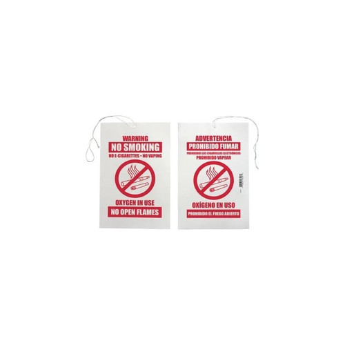 Sunset Healthcare Solutions - Res003 - Door / Wall Sign Caution Warning No Smoking Oxygen In Use