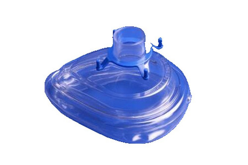 Teleflex - 158500 - Anesthesia Mask Elongated Style Adult Size 4 Hook Ring