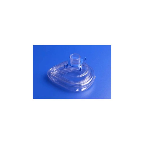 Teleflex - 158500 - Anesthesia Mask Elongated Style Adult Size 4 Hook Ring