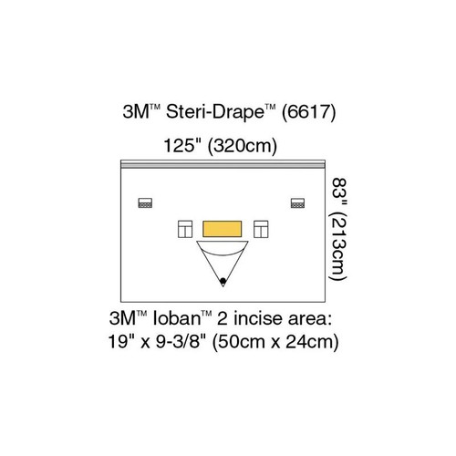 3M - 6617 - Drape, Iso Ioban