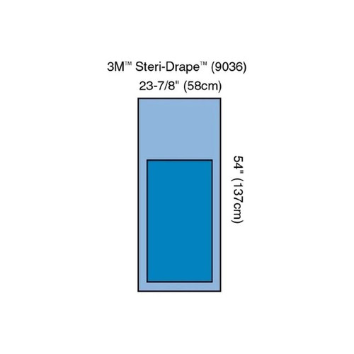 3M - 9036 - Adaptic Touch - Cover, F/Mayo Stand Drape23X54