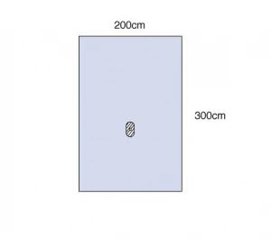 3M - 9054 - Adaptic Touch - Steri - Drape Hand & Foot Drape, Absorbent Impervious Material, Oval Adhesive Aperture