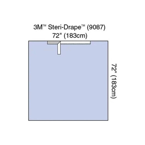 3M - 9087 - Steri - Drape Adhesive Sheet, Absorbent Impervious Material