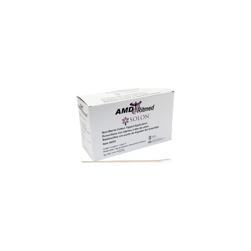 Amd Ritmed - 56225 - Cotton Tip Applicator Non - Sterile 6 Tappered