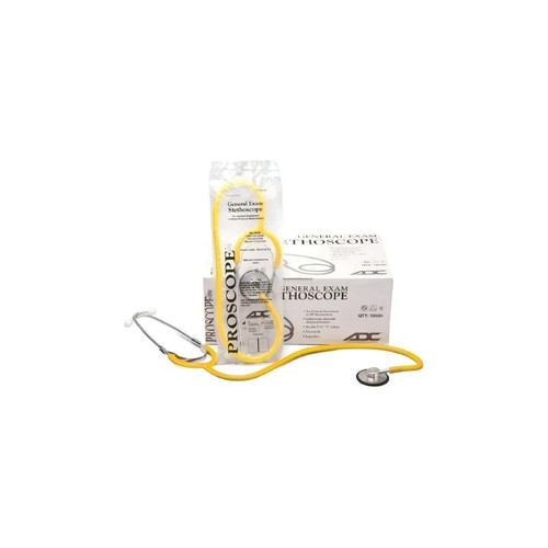 American Diagnostic - 660Yh - Proscope 660 Classic Stethoscope Yellow 1 - Tube 22 Inch Single Head Chestpiece