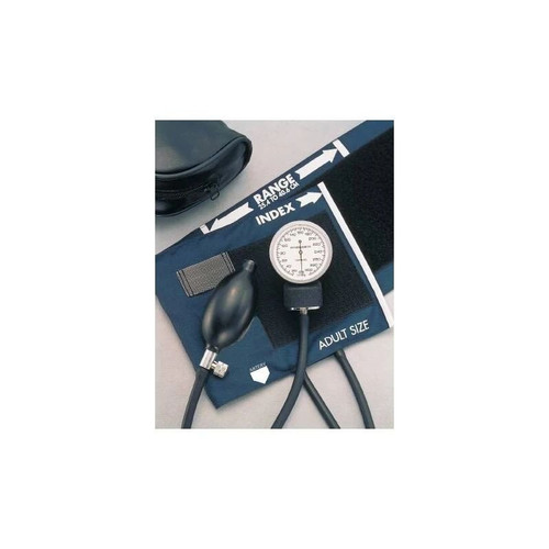 American Diagnostic - 775-12Xn - Standard Aneroid Sphygmomanometer, Large Adult, Navy, Latex - Free.