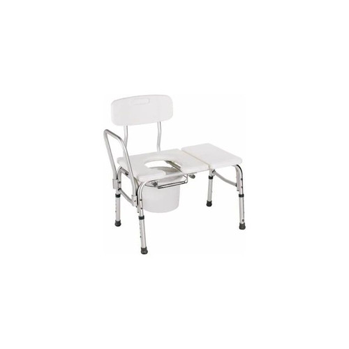 Apex - Carex - Fgb15611 0000 - Bath / Commode Transfer Bench Fixed Arm 18 To 21 Inch Seat Height 300 Lbs Weight Capacity