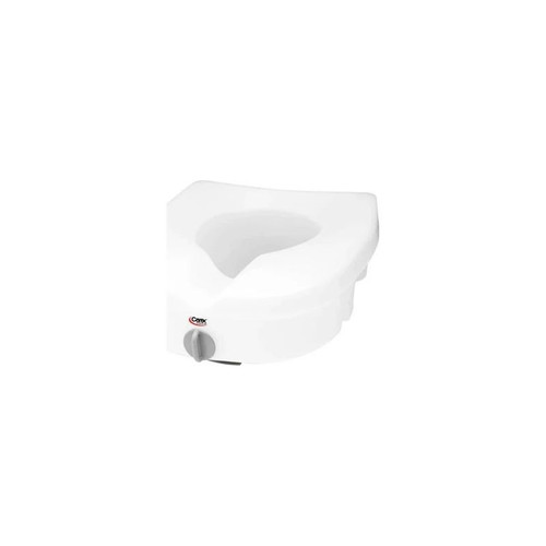 Apex - E-Z - Fgb312C0 0000 - Lock Raised Toilet Seat 5 Inch Height White 300 Lbs Weight Capacity