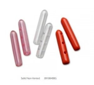 Aspen - Oxboro - 091004Bbg - Products - Instrument Tip Guard 3.2 X 25.4 Mm, Standard, Nonvented, Solid Red, Radiopaque